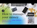How to manage your money / income,  budget, expenses | personal finance