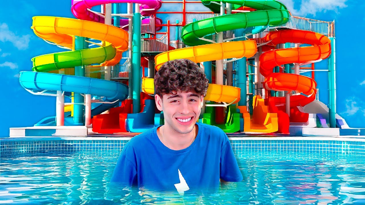 O DIA QUE EU CONSTRUÍ UM PARQUE AQUÁTICO FAMOSO!