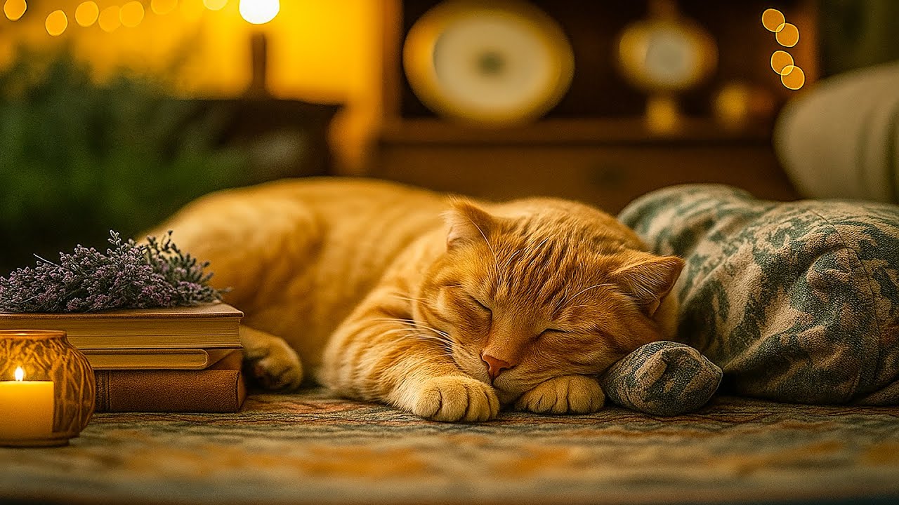 Healing Music for Cats🐈Soothing Sounds for Deep Sleep Relaxation with Soothing Piano Sounds for Cats