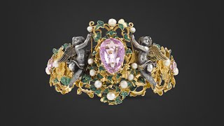 Jeweled cupid bracelet by froment-meurice | m.s. rau antiques