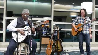 Rev Robert B. Jones & Davy Knowles  Crossroads Blues  1/31/17 Ellis Library  Monroe, MI