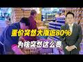 鸡蛋价格疯涨80%！为啥突然这么贵？