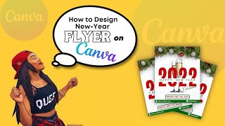 NEW-YEAR FLYER DESIGN ON CANVA