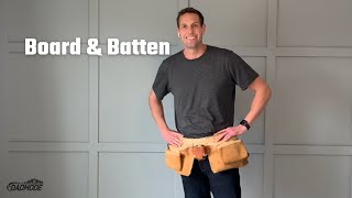 How to Make a Board and Batten Wall