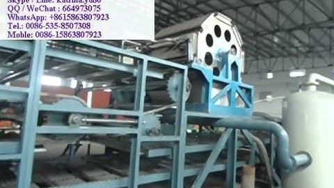 rotary machine paper pulp molding machine with 4 layers dryer