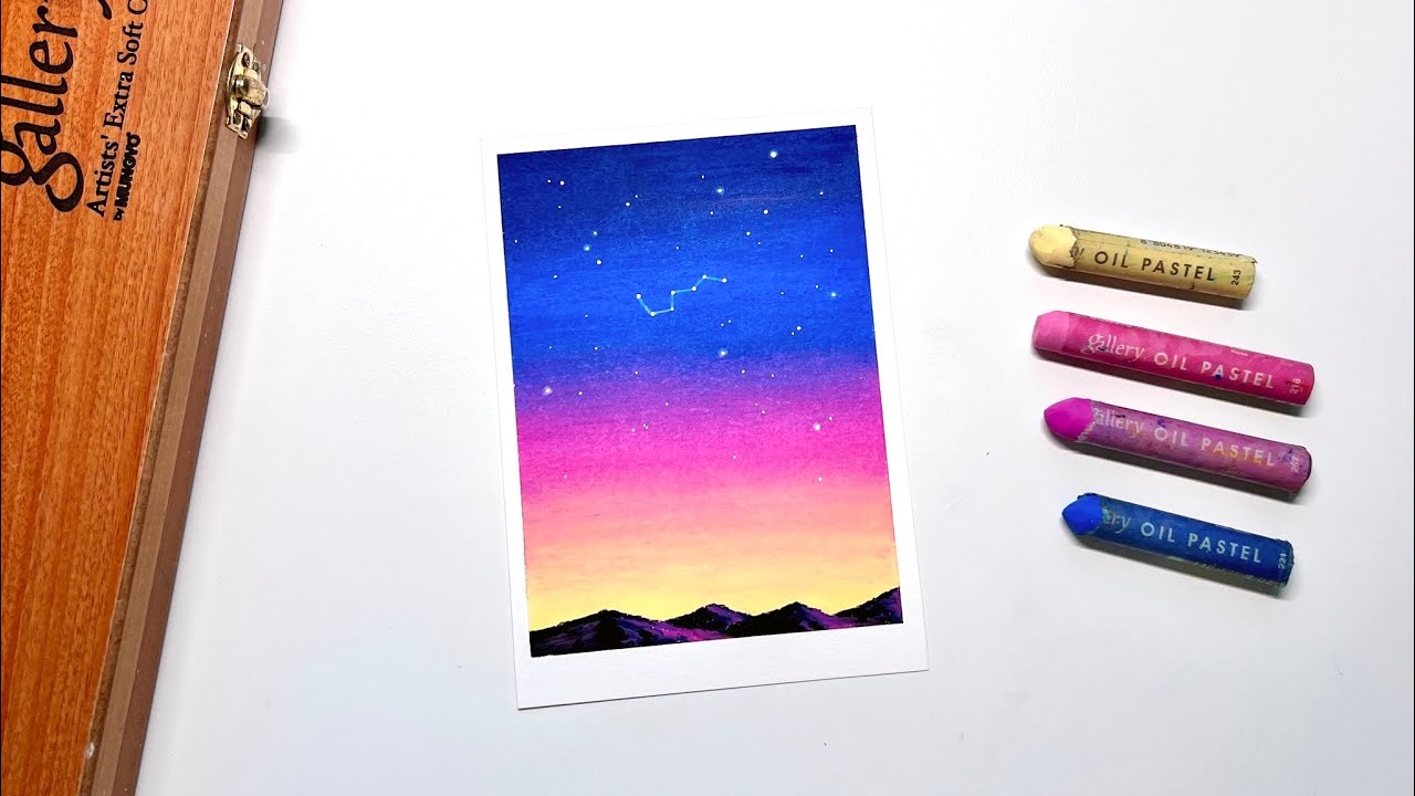 오일파스텔 그림 만들기 취미