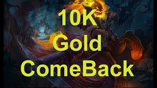 10000 Gold comeback Diamond ranked game