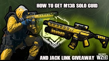 Call Of Duty DMZ How To Get The Health Hazard M13B Blueprint for Free Solo Guide[Jack Link Giveaway]