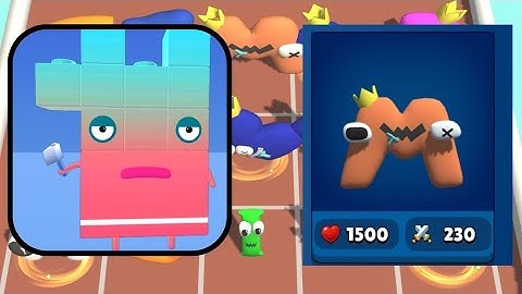 Number Cube: Amaze Room 🌟🌟 VS 🌟🌟 Merge Alphabet Run Lore 3D