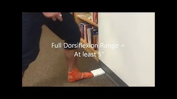 Use a Ruler to Test for Restricted Ankle Dorsiflexion & Mobility [Chiropractor in Denville, NJ]