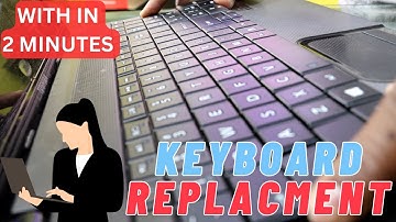 How to Change Laptop Keyboard At Home TOSHIBA C850 🔥