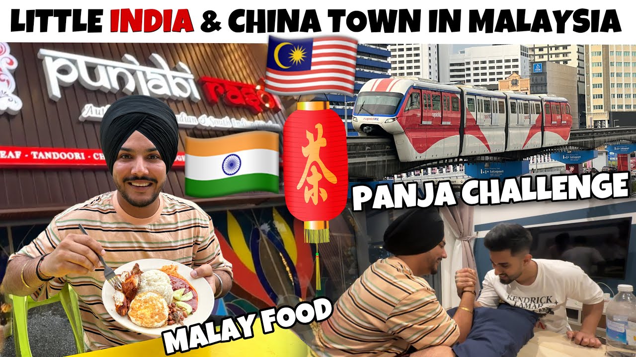 Exploring Little india & CHINA TOWN IN MALAYSIA 🇲🇾Travel MONORAIL KUALA LUMPUR