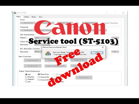 Canon Service Tool 4905 Free Download