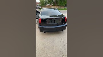 Header install and cat delete on 2005 CTSV