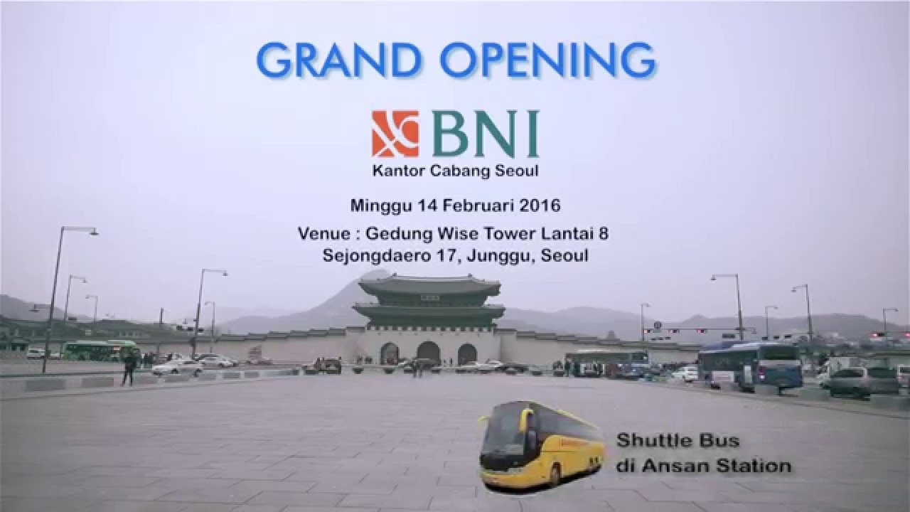 BNI Grand Opening in Seoul Korea Selatan YouTube