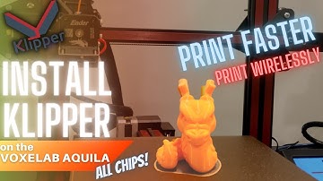 Installing Klipper on the Voxelab Aquila