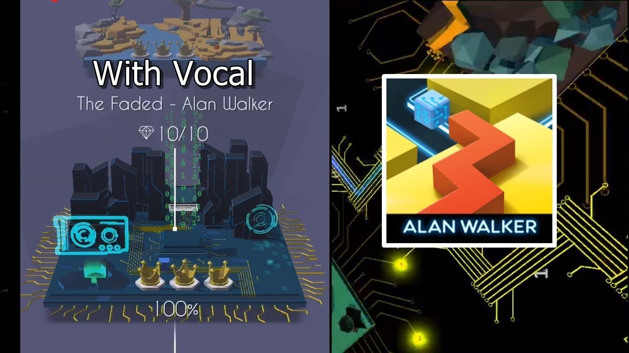 Dancing Line The Faded Alan Walker With Vocal Youtube