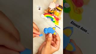 #shorts  How to make cute Clay  cartoon 🥰🤩  play doh video #youtubeshorts #cupid