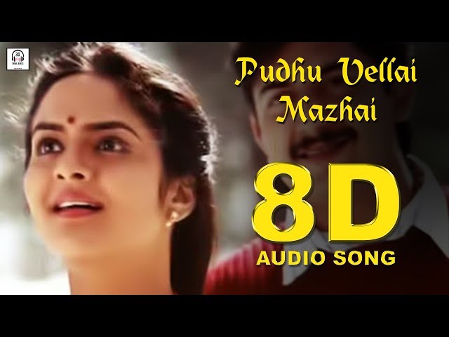 Pudhu Vellai Mazhai 8D Audio Songs | Roja | Must Use Headphones | Tamil Beats 3D class=