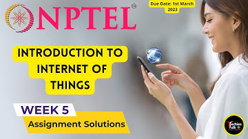 NPTEL Introduction to Internet of Things Week 5 Quiz Assignment Solution | Jan 2023 | IIT Kharagpur