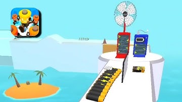 Battery Run Max Level - All Levels Gameplay (iOS & Android) Walkthrough part 2