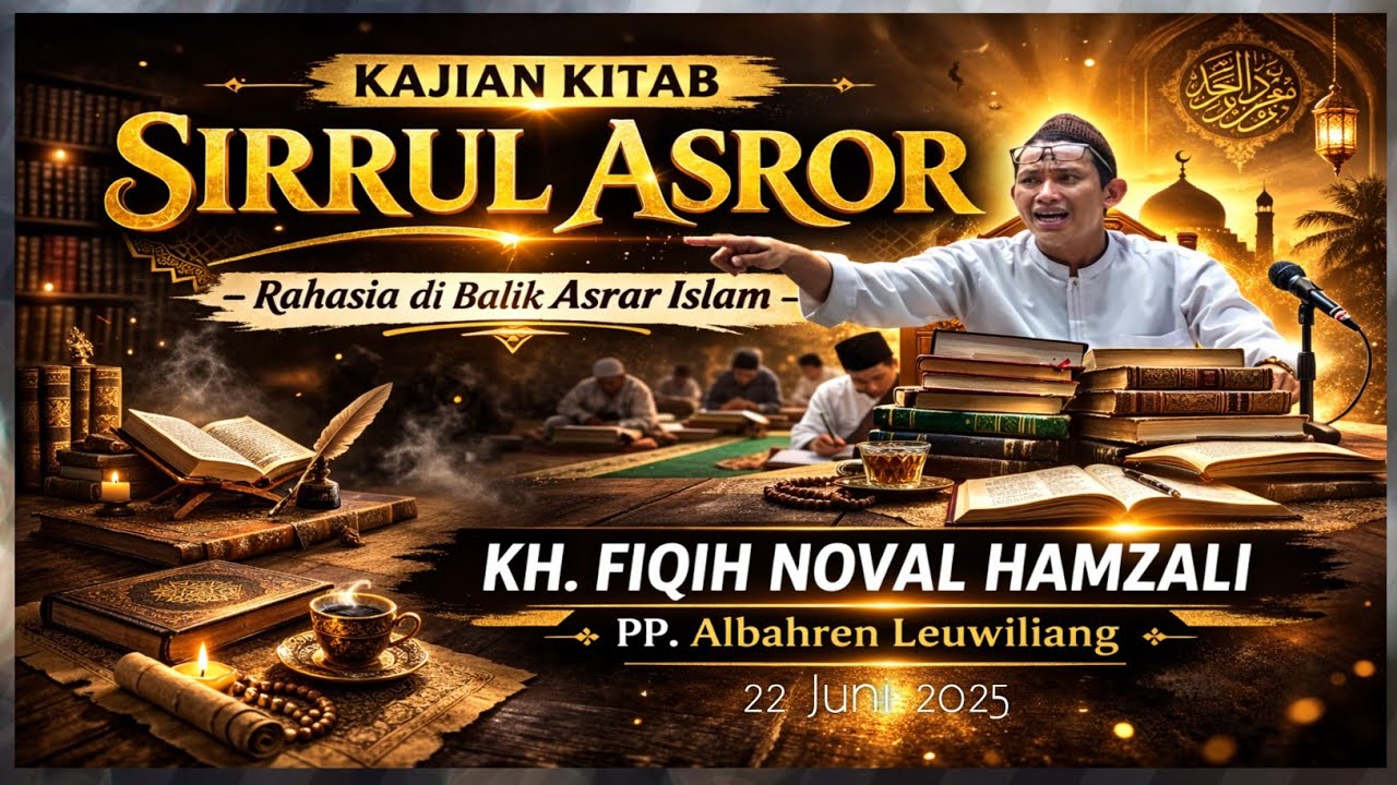 KH. FIQIH NOVAL HAMZALI Kajian Kitab SIRRUL ASROR PP. Albahren Leuwiliang 22 Juni 2025