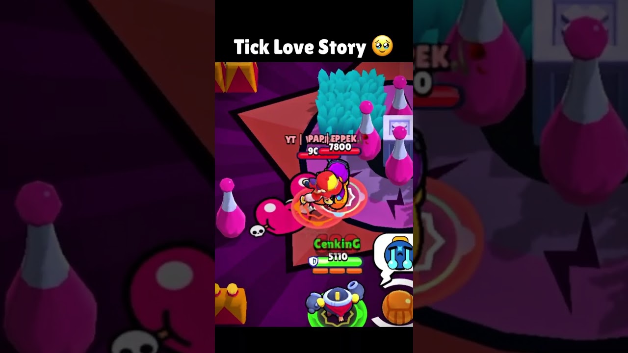 TICK LOVE STORY 😭 #brawlstars 