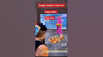 👉First time gulabi haathi in free fire funny video|#shorts #funny #freefire #gaming #short #youtube