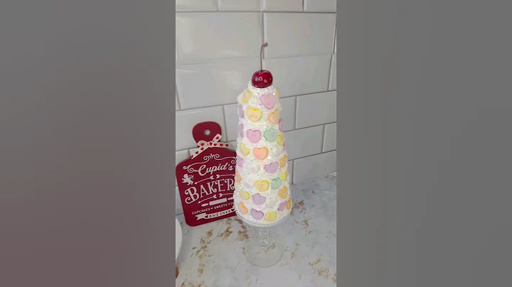 #diy #decor #dollartree #valentinesdecor #crafts #viralvideo