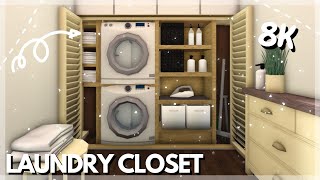 Laundry Closet BUILD HACK | Speedbuild || BLOXBURG ROBLOX