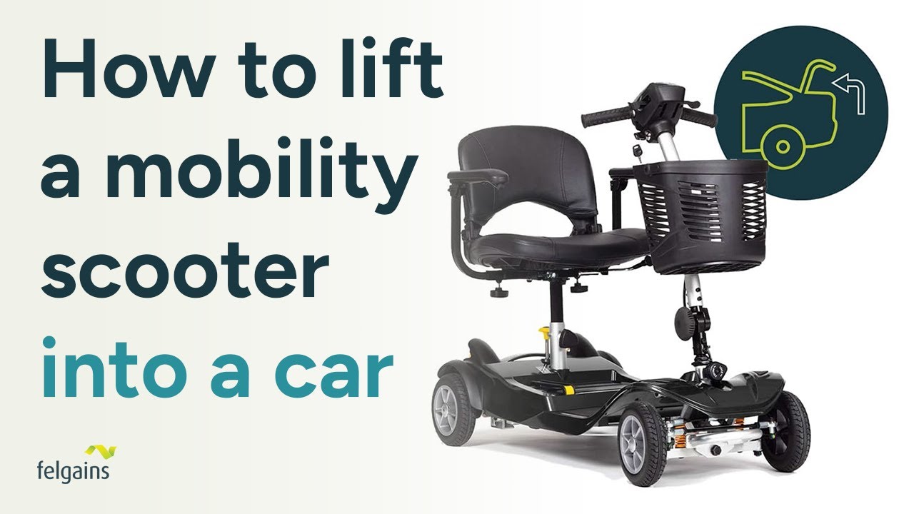 How do you lift a mobility scooter into a car? - YouTube