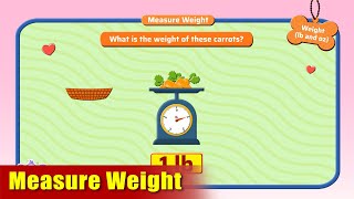 G3 - Module 18b - Exercise 1 - Measure Weight | Appu Series | Grade 3 Math Learning