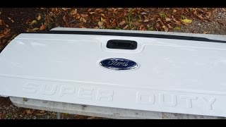 f250 tailgate UPGRADE and Install