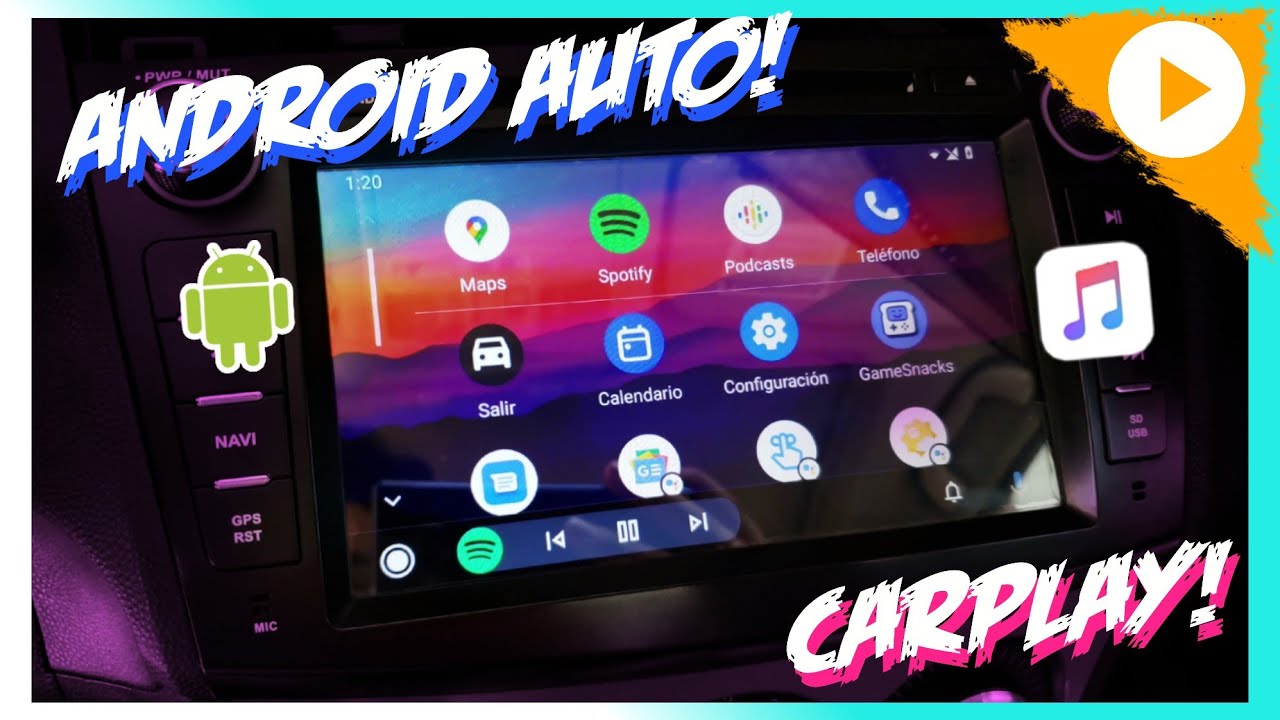 Cómo tener Android Auto en pantalla China? / Android auto,CarPlay en Eonon  