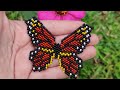 DIY~COMO TEJER MARIPOSAS EN MOSTACILLA PASO A PASO 1/2🦋