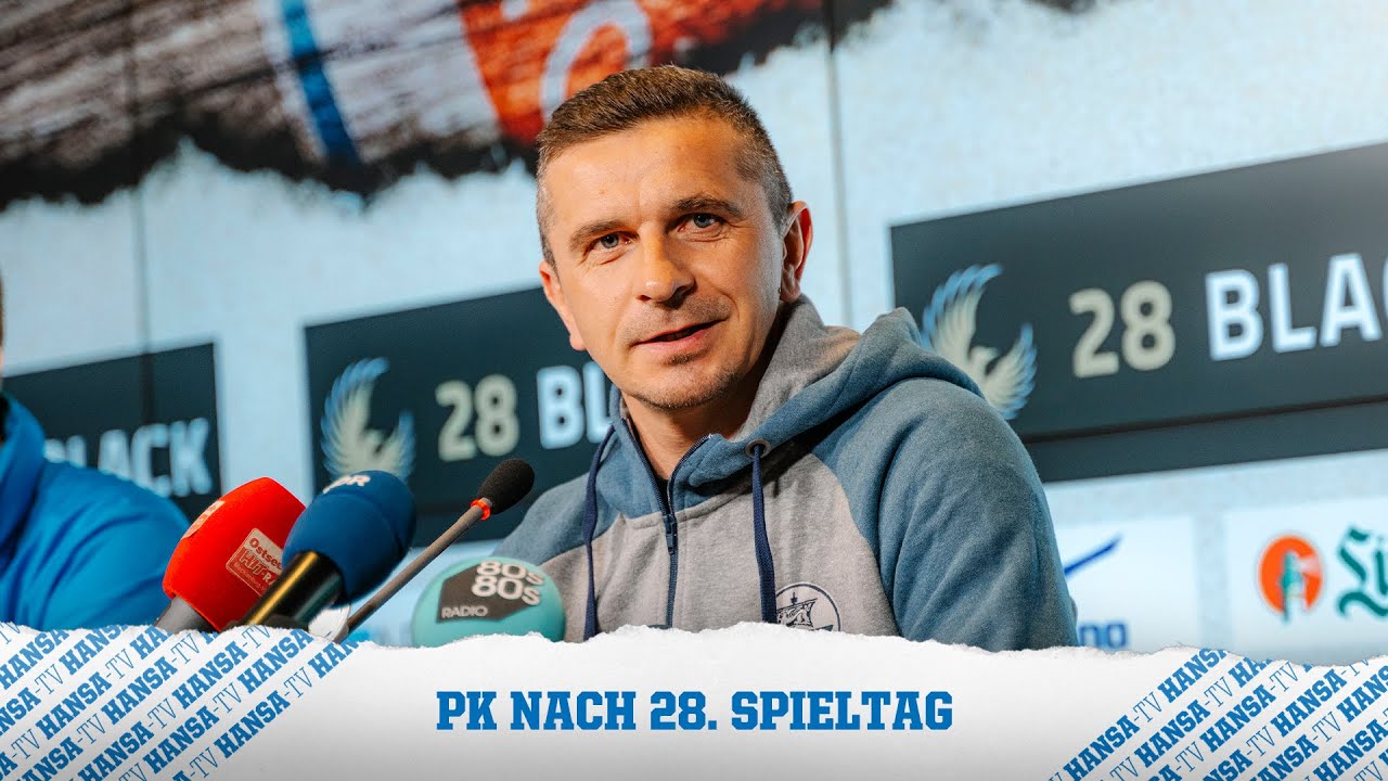 PK nach dem Spiel: F.C. Hansa Rostock vs. SV Wehen Wiesbaden