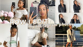 HOW I EDIT MY INSTAGRAM PHOTOS *quick + beginner friendly*