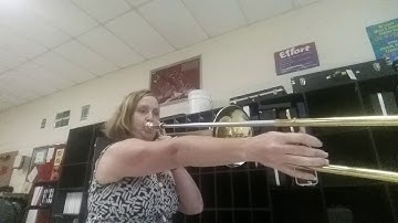 Concert G Major scale for trombone