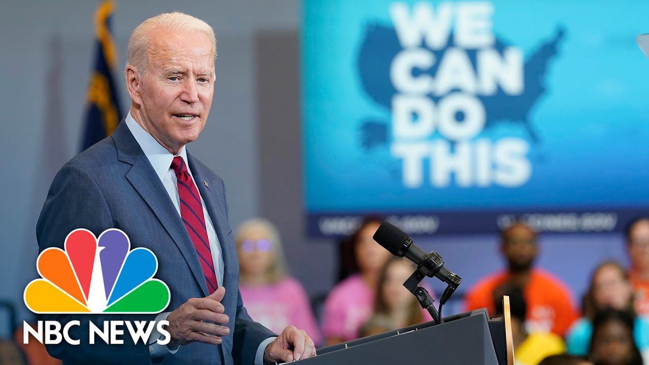 Biden Pushes For More Covid Vaccinations in North Carolina Speech