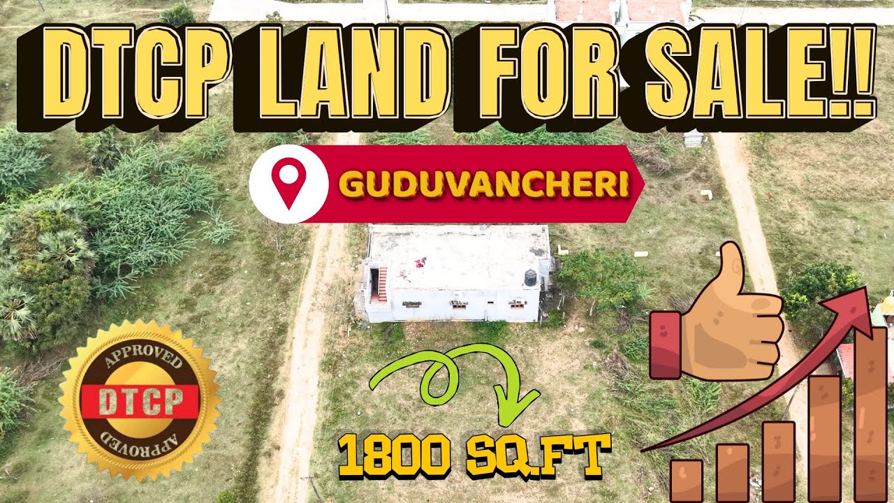 DTCP Approved Land for Sale in Guduvancheri | 1800 Sqft Plot Near Chennai | Best Investment