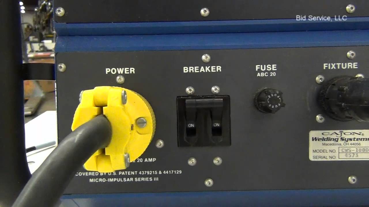 Cajon CWS100D Tube Welding System 58712 YouTube