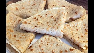 كريب بالدقيق الكامل ???بدون بيض ? ولا حليب ?وصفة تحضر في دقائق // crêpes