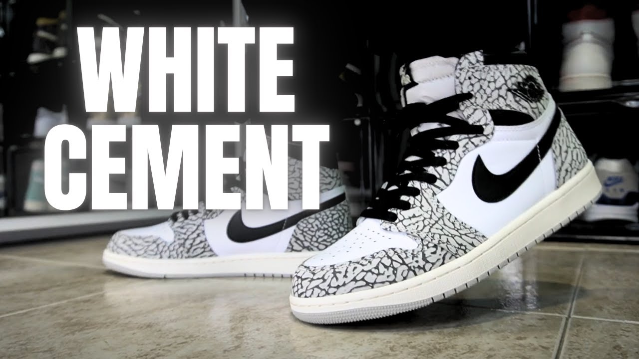 NIKE  AIR JORDAN１　White Cement EVERYONE SLEEPING ON THESE JORDANs😴 JORDAN 1 WHITE CEMENT - YouTube