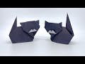 Origami cat  easy origami cat