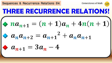 Recurrence Relations Using Substitution | Sequences & Recurrence Relations #4