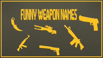 [CS:GO] - Funny weapon names
