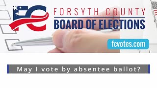 BoE: Voting by Absentee Ballot