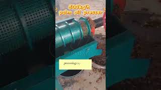 Nigeria Single Screw Red Palm Oil Presser Production Machine Trial   Palm Oil Mill Plant