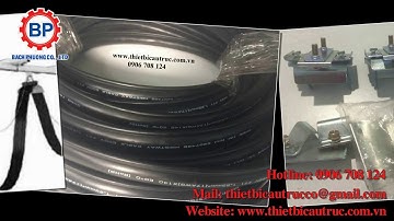 cáp dẹt cầu trục,cáp điều khiển có lõi thép chịu lực