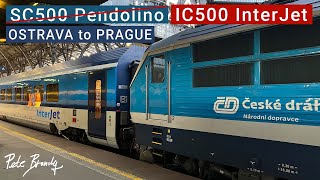 TRIP REPORT | ČD InterJet as SuperCity Pendolino replacement | Ostrava to Praha | Pendolino náhrada